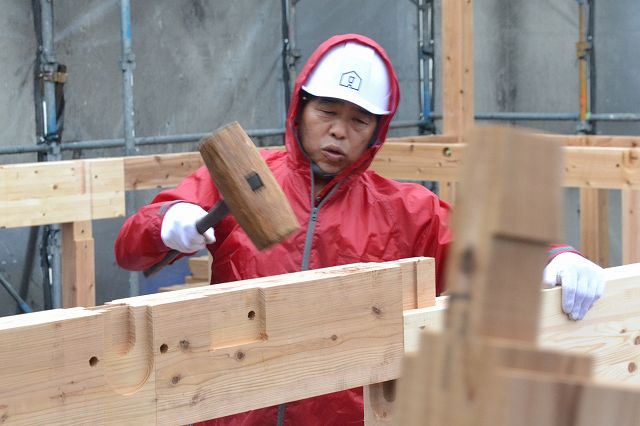 「福岡市東区06」注文住宅現場リポート④【上棟式】