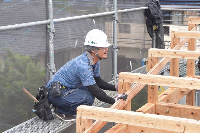 「福岡市東区06」注文住宅現場リポート④【上棟式】