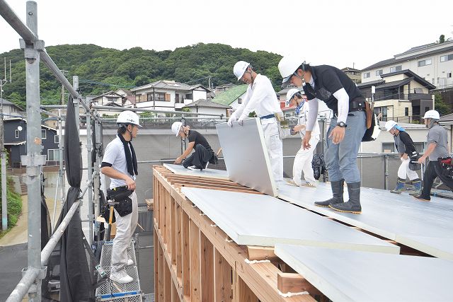 福岡市東区06　注文住宅建築現場リポート④　～上棟式～