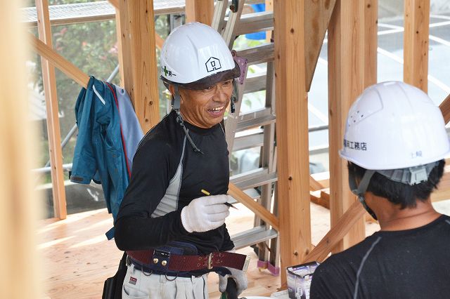 福岡市東区06　注文住宅建築現場リポート④　～上棟式～