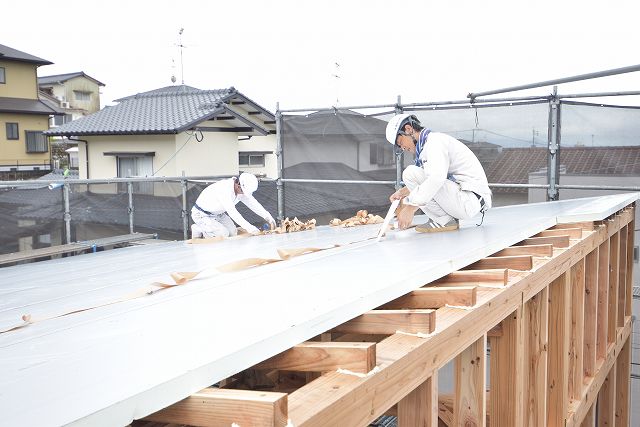 「福岡市東区06」注文住宅現場リポート④【上棟式】