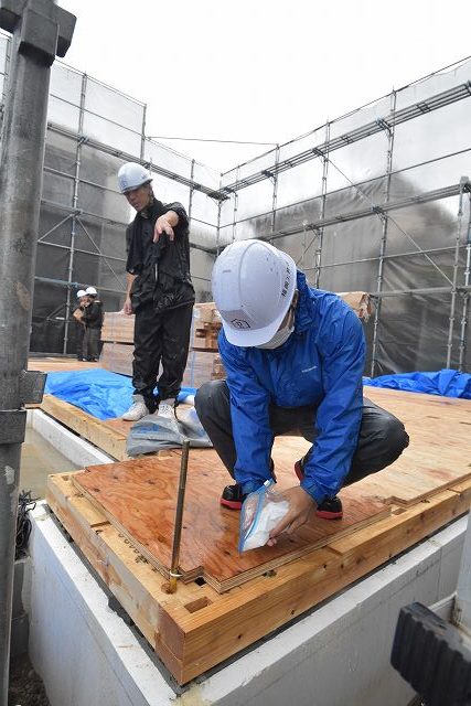 福岡市東区06　注文住宅建築現場リポート④　～上棟式～