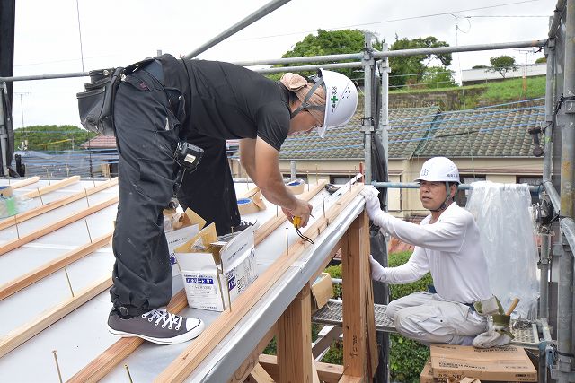 福岡市東区06　注文住宅建築現場リポート④　～上棟式～