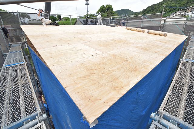 「福岡市東区06」注文住宅現場リポート④【上棟式】
