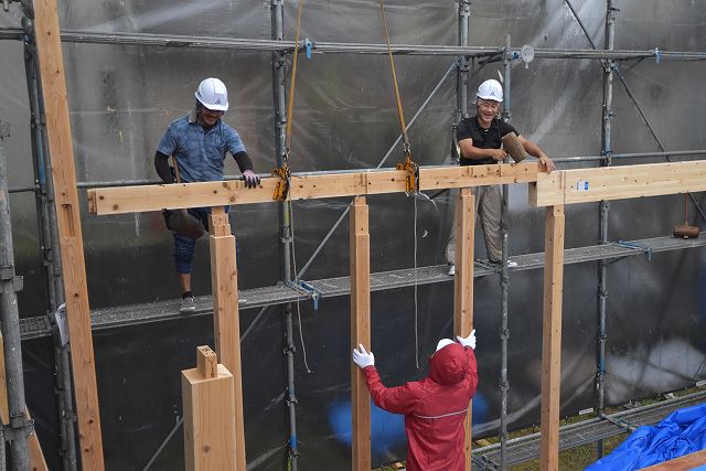 福岡市東区06　注文住宅建築現場リポート④　～上棟式～