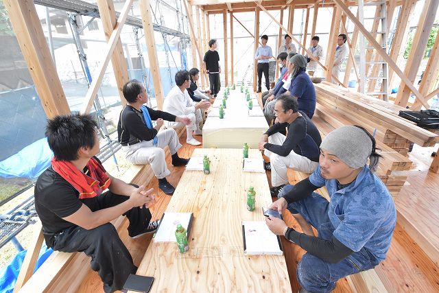 「福岡市東区06」注文住宅現場リポート④【上棟式】
