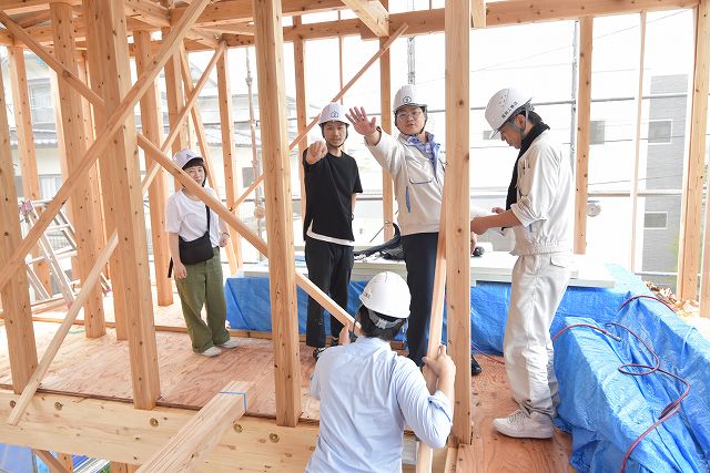 「福岡市東区06」注文住宅現場リポート④【上棟式】