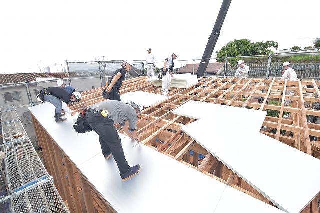 「福岡市東区06」注文住宅現場リポート④【上棟式】
