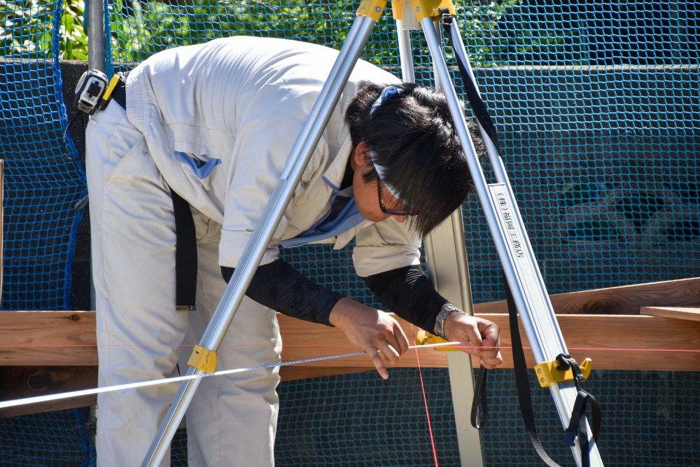 「福岡市早良区野芥01」注文住宅現場リポート②【基礎工事】【遣り方】