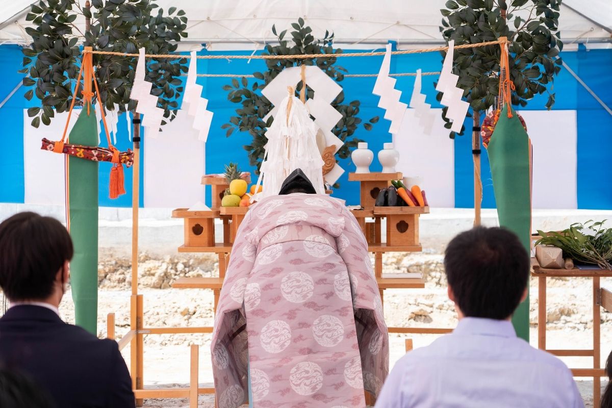「北九州市若松区02」注文住宅現場リポート①【地鎮祭】