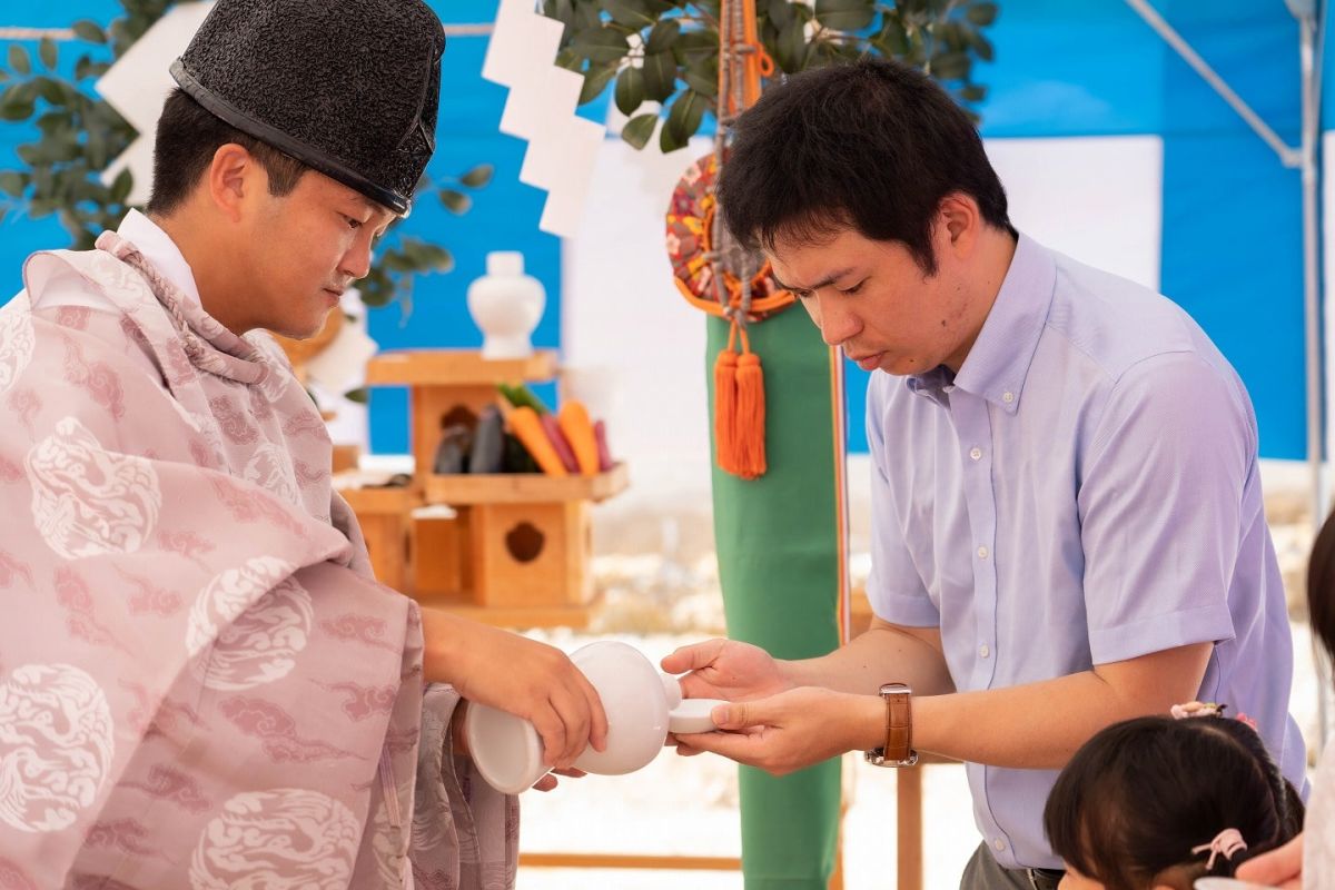「北九州市若松区02」注文住宅現場リポート①【地鎮祭】