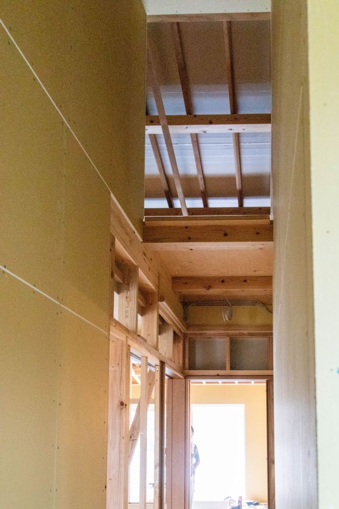 「福岡市西区05」注文住宅現場リポート⑧【木工事】【石膏ボード】