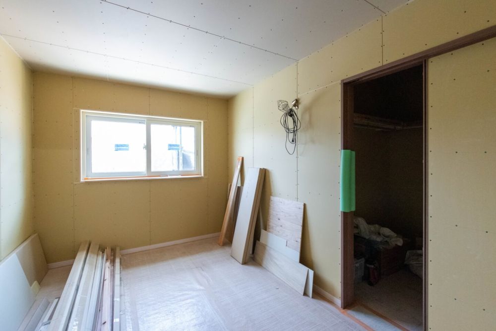 「福岡市西区05」注文住宅現場リポート⑧【木工事】【石膏ボード】
