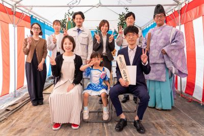 「福岡市城南区12」注文住宅現場リポート①【地鎮祭】