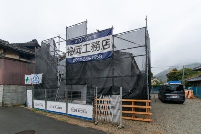 福岡県福津市06　注文住宅建築現場リポート⑥　～木工事・石膏ボード張り～