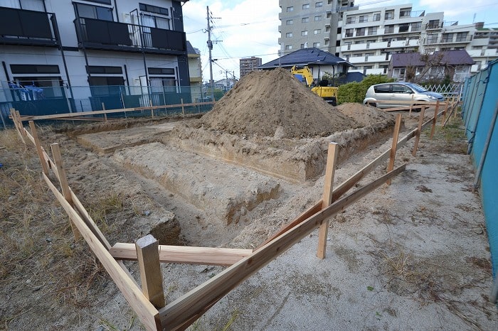 「福津市04」注文住宅現場リポート②【基礎工事】【根切り】