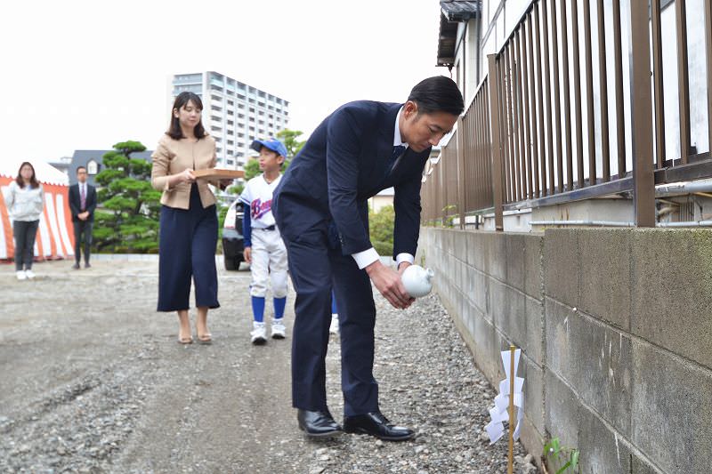 「久留米市西町01」注文住宅現場リポート①【地鎮祭】