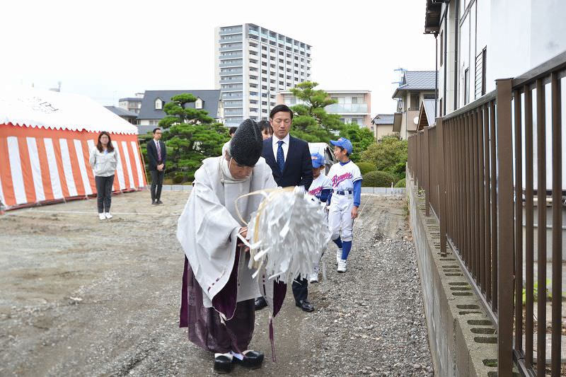 福岡県久留米市西町01　注文住宅建築現場リポート①　～地鎮祭～