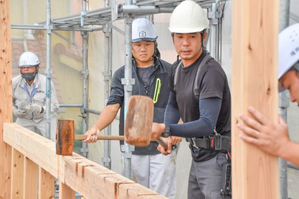 福岡県那珂川市06　注文住宅建築現場リポート③　～上棟式～