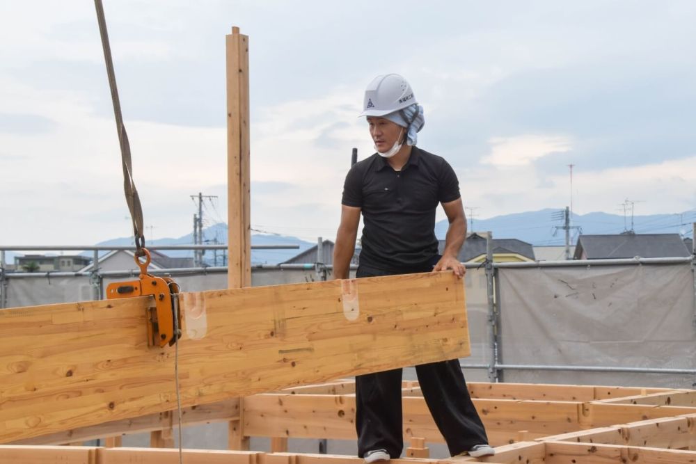 福岡県那珂川市06　注文住宅建築現場リポート③　～上棟式～