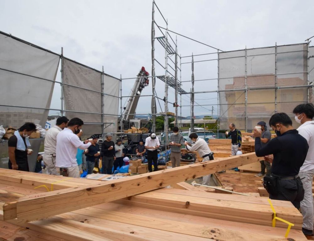 「那珂川市06」注文住宅現場リポート③【上棟式】
