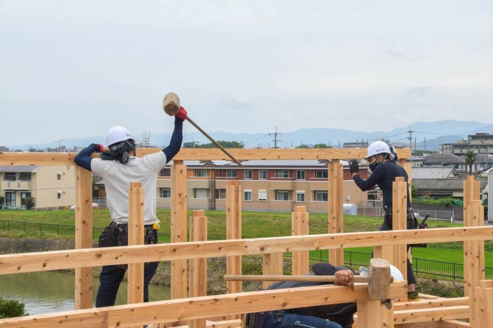 福岡県那珂川市06　注文住宅建築現場リポート③　～上棟式～