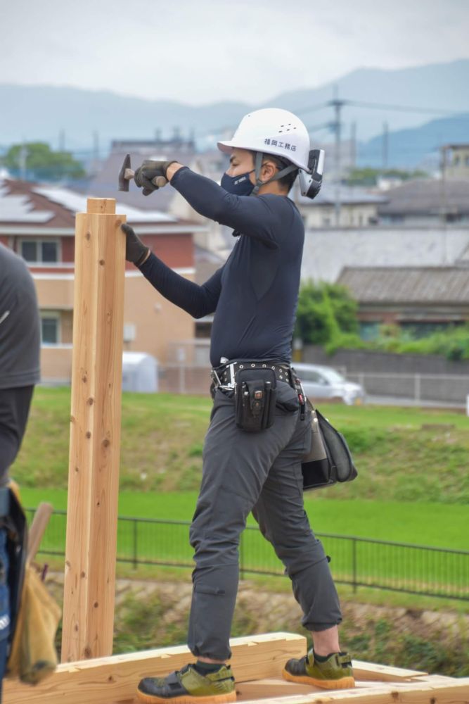 福岡県那珂川市06　注文住宅建築現場リポート③　～上棟式～