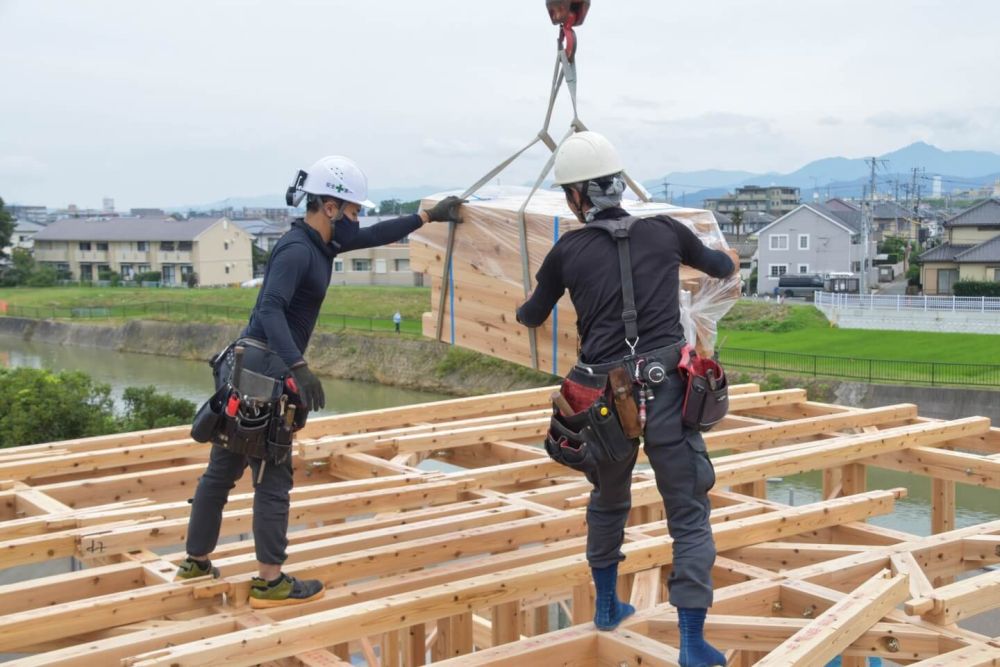 福岡県那珂川市06　注文住宅建築現場リポート③　～上棟式～