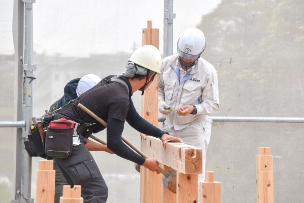 福岡県那珂川市06　注文住宅建築現場リポート③　～上棟式～