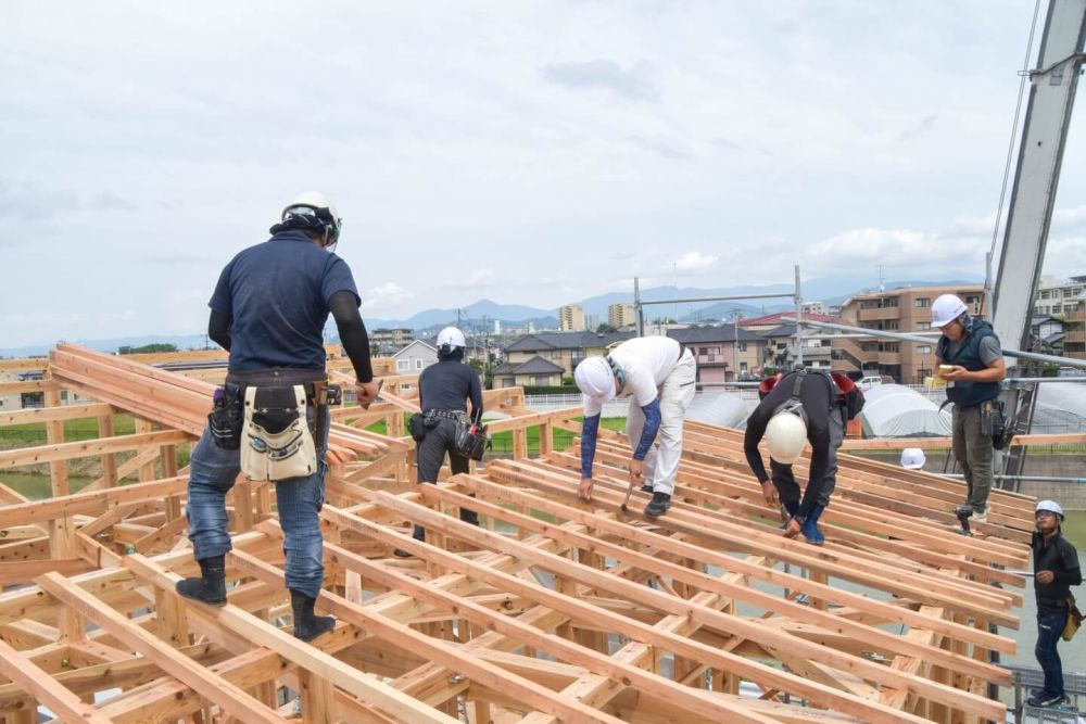 福岡県那珂川市06　注文住宅建築現場リポート③　～上棟式～