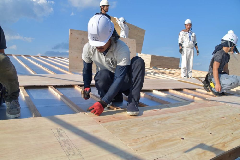 福岡県那珂川市06　注文住宅建築現場リポート③　～上棟式～