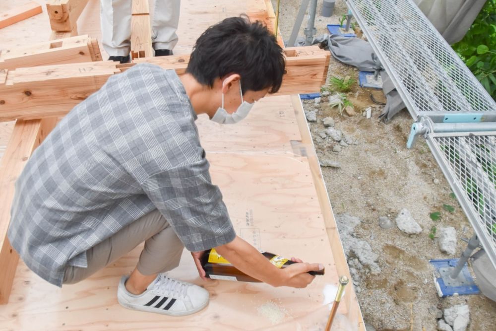 「那珂川市06」注文住宅現場リポート③【上棟式】