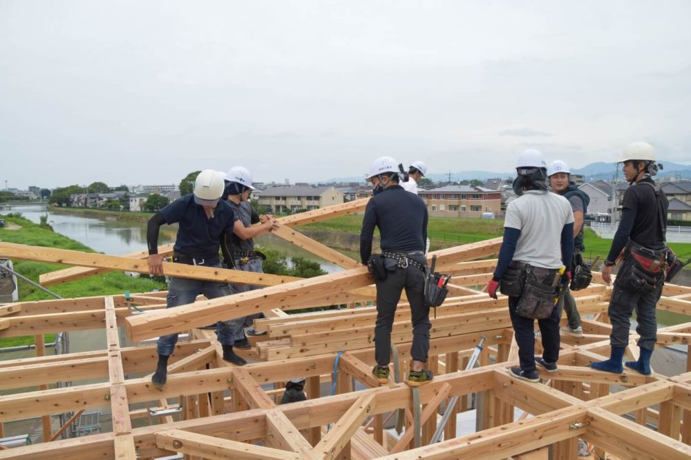 福岡県那珂川市06　注文住宅建築現場リポート③　～上棟式～