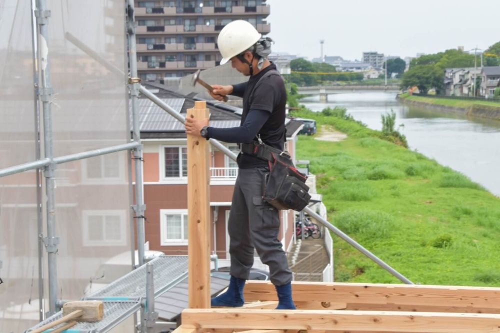 福岡県那珂川市06　注文住宅建築現場リポート③　～上棟式～