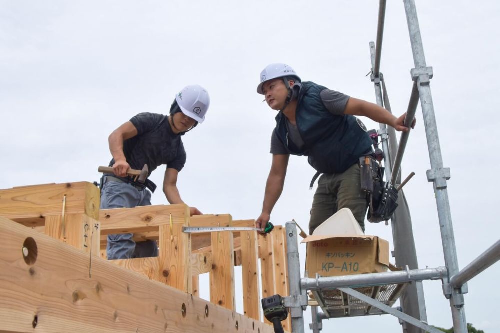 福岡県那珂川市06　注文住宅建築現場リポート③　～上棟式～