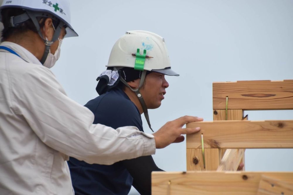 福岡県那珂川市06　注文住宅建築現場リポート③　～上棟式～