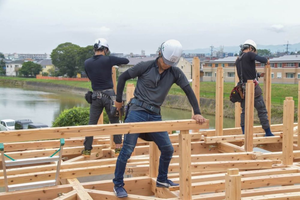 福岡県那珂川市06　注文住宅建築現場リポート③　～上棟式～