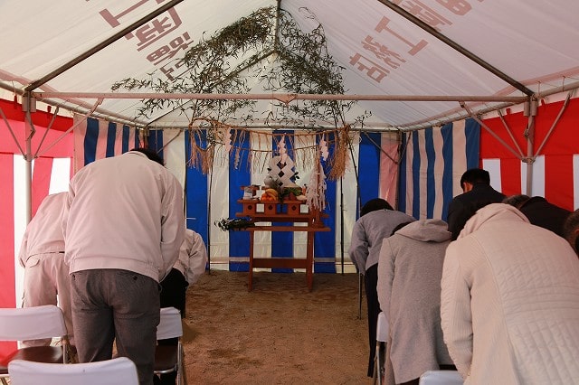 福岡県筑紫野市07　注文住宅建築現場リポート①　～地鎮祭～