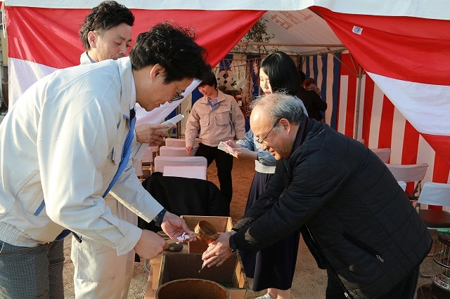 福岡県筑紫野市07　注文住宅建築現場リポート①　～地鎮祭～