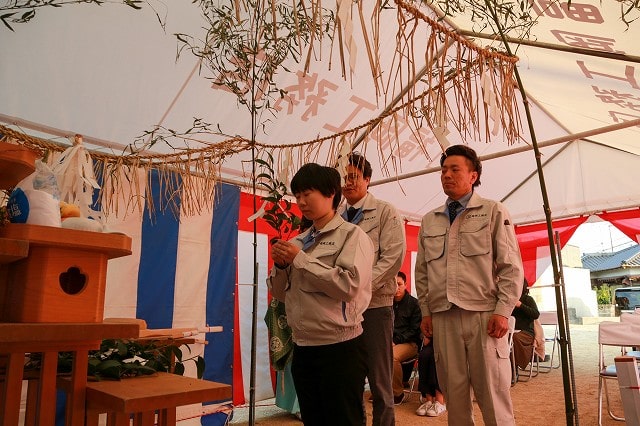 「筑紫野市07」注文住宅現場リポート①【地鎮祭】