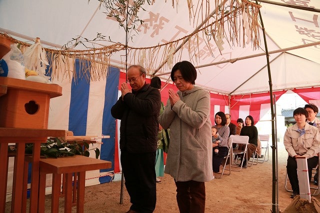 「筑紫野市07」注文住宅現場リポート①【地鎮祭】