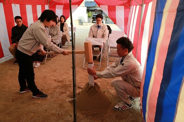 「筑紫野市07」注文住宅現場リポート①【地鎮祭】