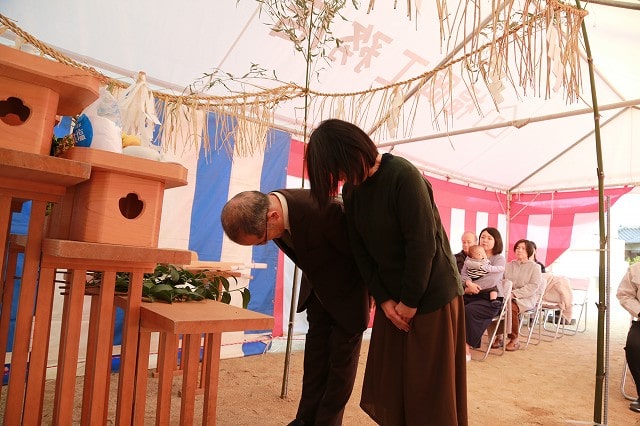 福岡県筑紫野市07　注文住宅建築現場リポート①　～地鎮祭～