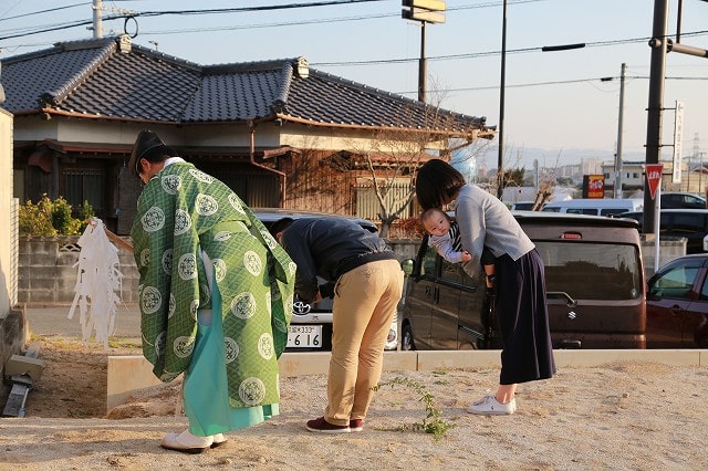 福岡県筑紫野市07　注文住宅建築現場リポート①　～地鎮祭～