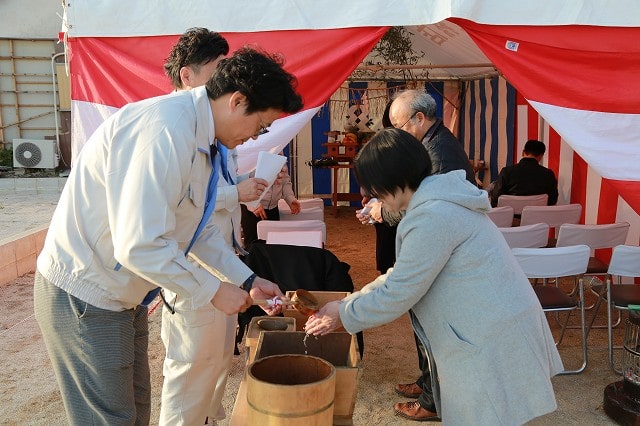 福岡県筑紫野市07　注文住宅建築現場リポート①　～地鎮祭～