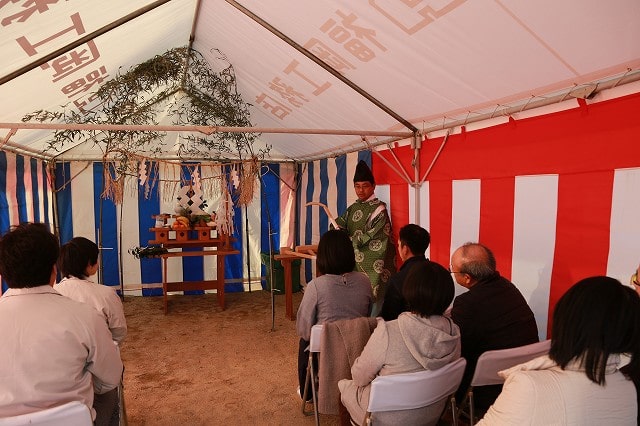 福岡県筑紫野市07　注文住宅建築現場リポート①　～地鎮祭～