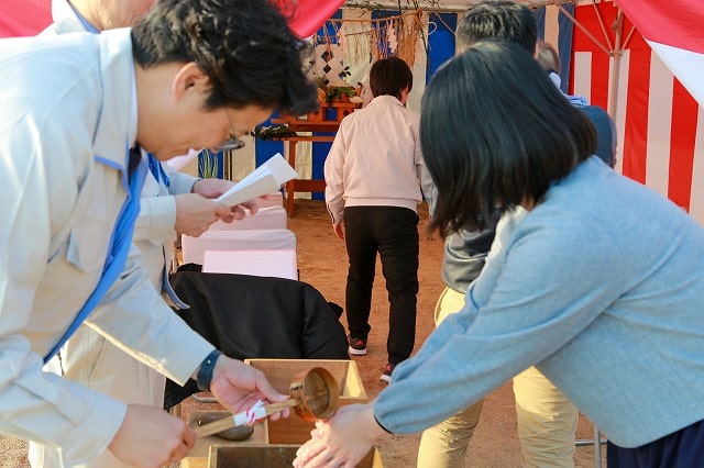 福岡県筑紫野市07　注文住宅建築現場リポート①　～地鎮祭～