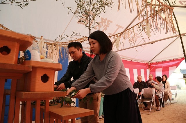 福岡県筑紫野市07　注文住宅建築現場リポート①　～地鎮祭～