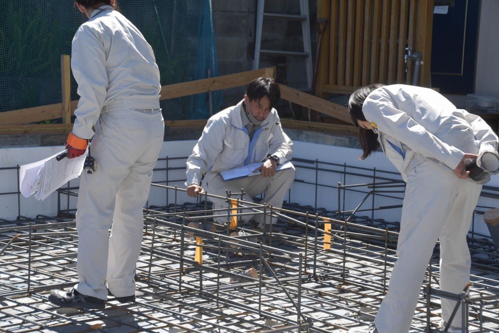 「福岡市城南区04」注文住宅現場リポート②【基礎工事】【配筋検査】