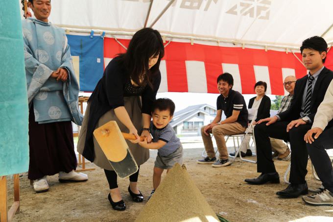 福岡市南区柏原03　注文住宅建築現場リポート①　～地鎮祭～